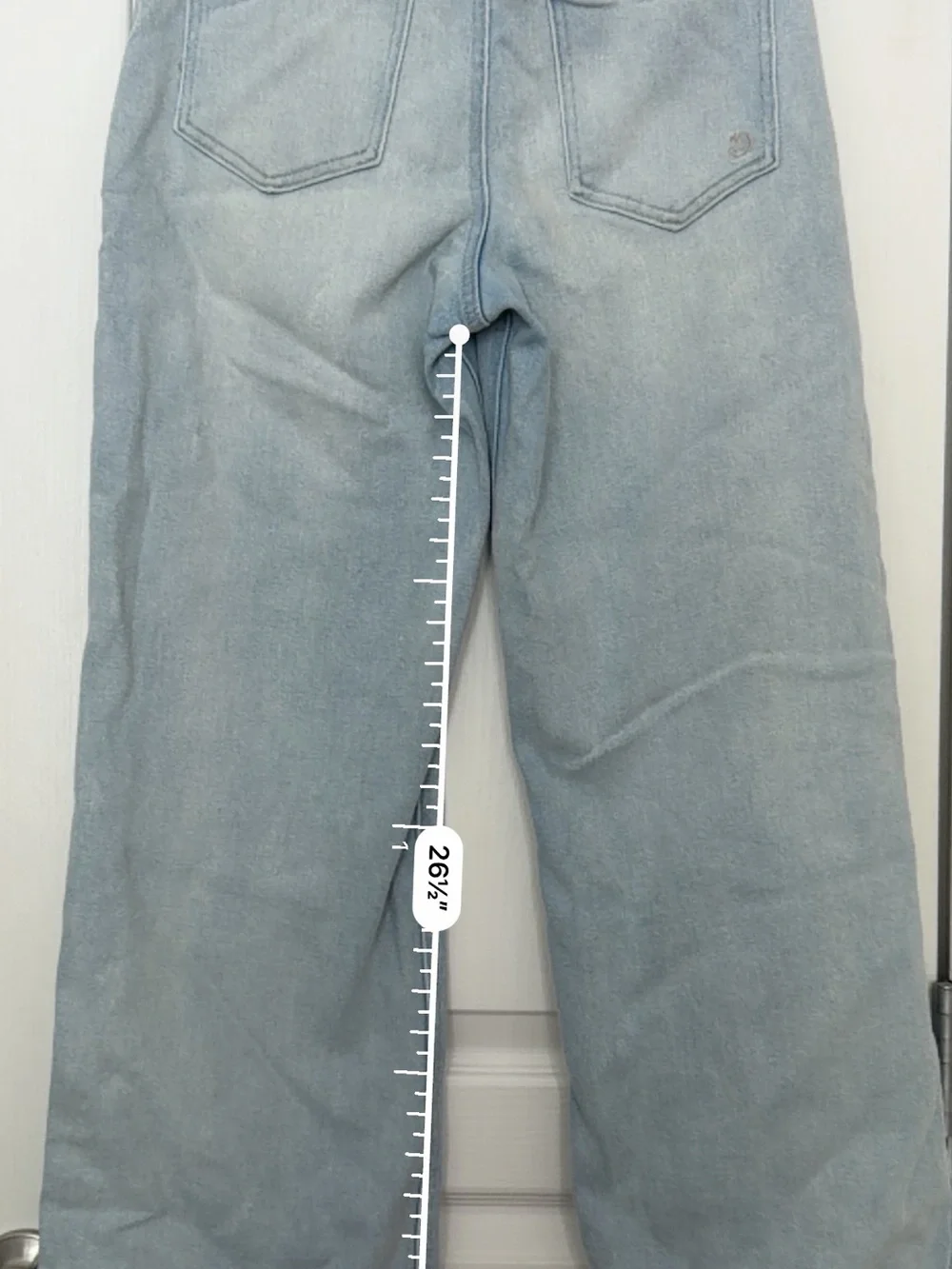 Indigo Rein light wash wide leg jeans size 9/28
